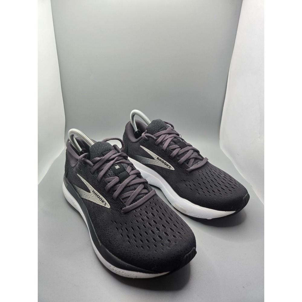 Brooks Ghost 16 Black Grey Womens Running Shoes Size 9 M Black Grey DNA LOFT